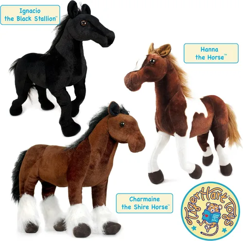 Miniatura 7 de TigerHart Hanna The Horse - Peluche de 16 pulgadas