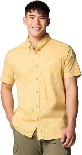 Miniatura 13 de Columbia - Camisa de manga corta para hombre Rapid Rivers con estampado, con cómodo elástico Colegial Navy Outback