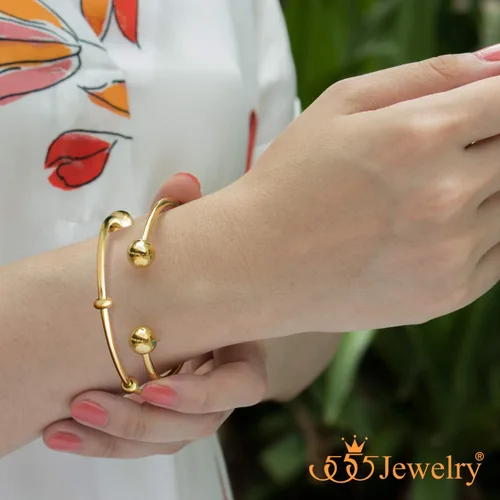 Miniatura 2 de 555Jewelry - Pulsera de acero inoxidable para mujer y hombre