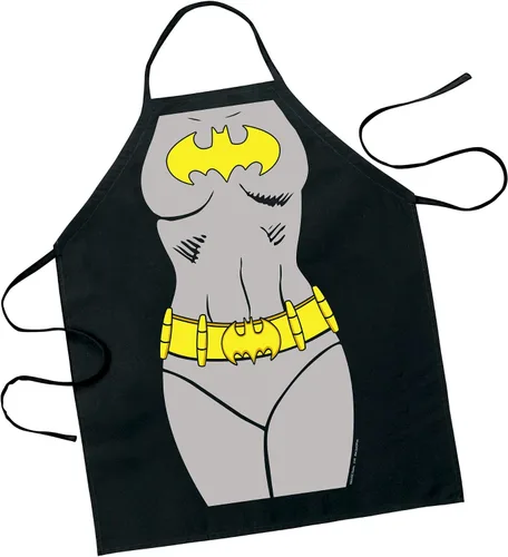 Miniatura 2 de ICUP DC Comics - Delantal ajustable de Batgirl Be The Character talla para adulto, 100% algodón, color negro