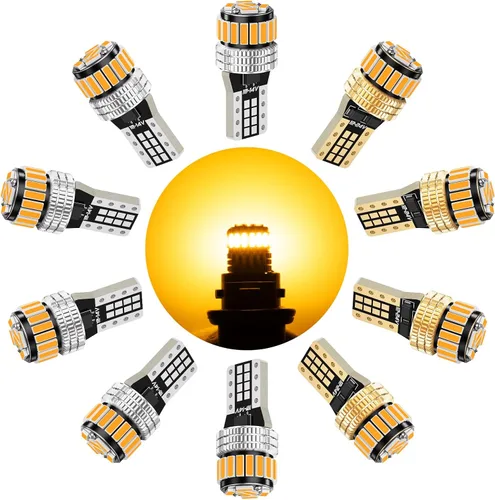 Miniatura 14 de SEALIGHT 194 foco LED 2000K ámbar 168 T10 2825 W5W 600% de brillo, focos LED de cuña para interior de automóvil, reemplazo para luces de matrícula