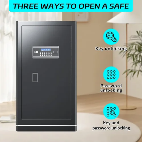 Miniatura 6 de Caja de seguridad FABAO de 6.5 pies cúbicos, caja de seguridad para el hogar con bolsa impermeable e ignífuga, caja de seguridad digital antirrobo