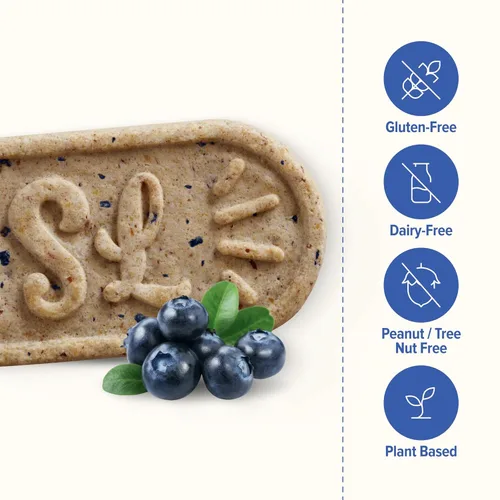 Miniatura 5 de Sweet Loren's Galletas veganas para el desayuno, arándano, 0.18 onzas de proteína, 0.39 onzas de granos integrales, a base de plantas, sin gluten