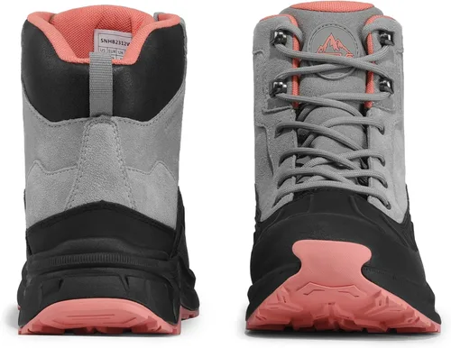 Miniatura 6 de NORTIV 8 Botas de senderismo impermeables para mujer, botas de senderismo al aire libre para senderismo