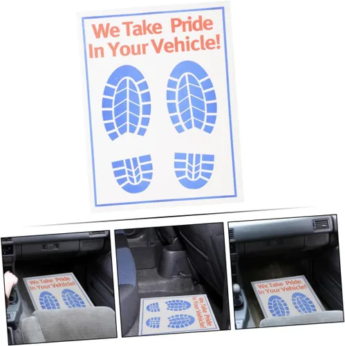 Miniatura 4 de Alfombrillas de piso para automóviles, 80 hojas de papel, fundas desechables antideslizantes de ajuste universal