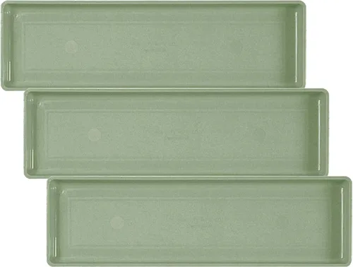 Miniatura 2 de Root & Vessel 10243, Brown, Bandeja para caja de flores de campo Countryside, Mediana (22.25" x 6.5")