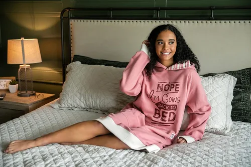 Miniatura 11 de Lazy One Sudadera con capucha de gran tamaño, ropa de dormir cómoda, vestido de suéter para mujer