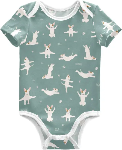 Miniatura 27 de vvfelixl Trajes de bebé lindos conjuntos de cachorros de manga corta de algodón ropa de bebé para niños niñas 0-24 meses