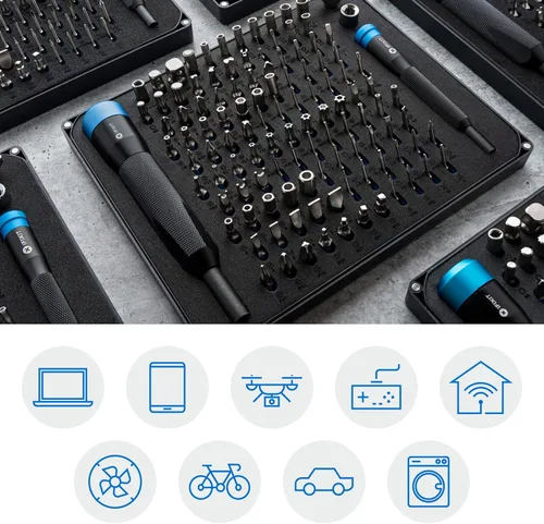 Miniatura 3 de iFixit Kit de Destornilladores Manta - Juego de Puntas para Hogar, PC, Teléfono, Electrónicos