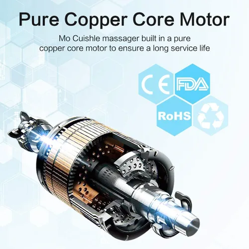Miniatura 7 de Mo Cuishle Masajeador eléctrico Shiatsu de espalda con calor, potente amasamiento 3D para cuello, hombros, alivio del dolor de espalda baja, diseño