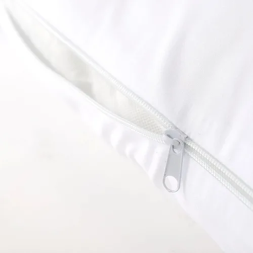 Miniatura 4 de Cheer Collection Funda de almohada blanca para almohada en forma de J
