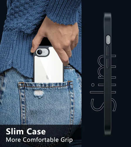 Miniatura 631 de FNTCASE Funda para iPhone 13 Pro-Max: Fundas magnéticas transparentes compatibles con Magsafe Slim anti amarillamiento protección contra caídas