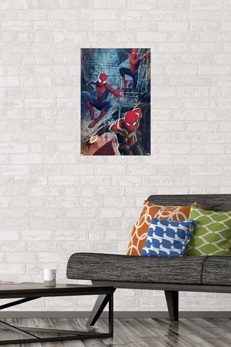 Miniatura 2 de Trends International Marvel Spider-Man: No Way Home - Póster de pared de trío, 14.725 x 22.375 pulgadas, versión premium sin marco