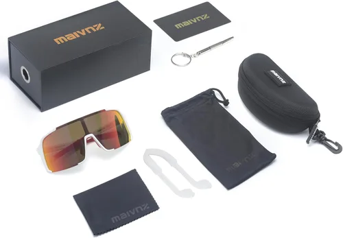 Miniatura 7 de maivnz Gafas de sol de béisbol para hombres y mujeres, protección UV400, gafas deportivas al aire libre para ciclismo, correr, golf, softbol Marco