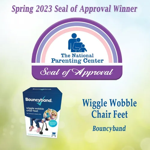 Miniatura 8 de Bouncyband Wiggle Wobble - Transforma una silla escolar estándar en una silla tambaleante - Las patas de silla para el aula ayudan a mejorar