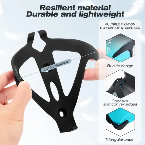 Miniatura 2 de GXCROR Soporte para Botella de Agua de Bicicleta, Jaula Universal Ligera y Antideslizante para Botella de Bicicleta para Accesorios de Ciclismo