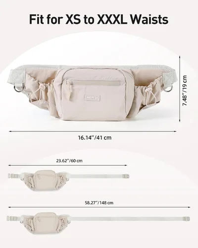 Miniatura 2 de AGPTEK Riñonera para pasear perros, bolsa de entrenamiento de perros de gran capacidad, bolsa de cintura con bolsa extraíble para aperitivos