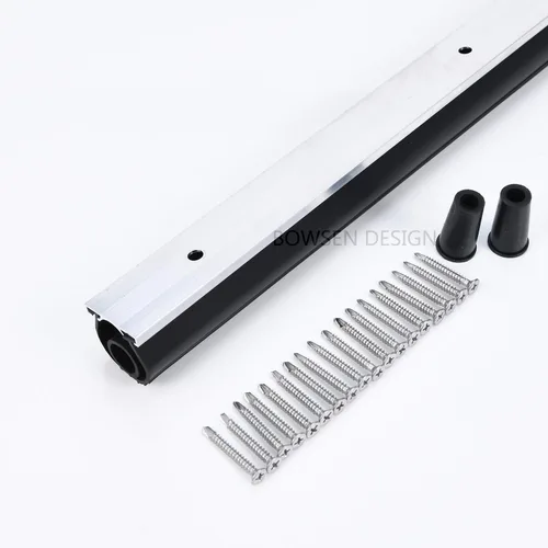 Miniatura 2 de BOWSEN Sellos inferiores universales para puerta de garaje de servicio pesado con anillo en U+O, burlete resistente a la intemperie de goma con kit
