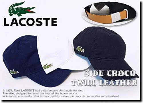 Miniatura 2 de Lacoste Gorra de piel ajustable con correa de cuero ajustable para hombre