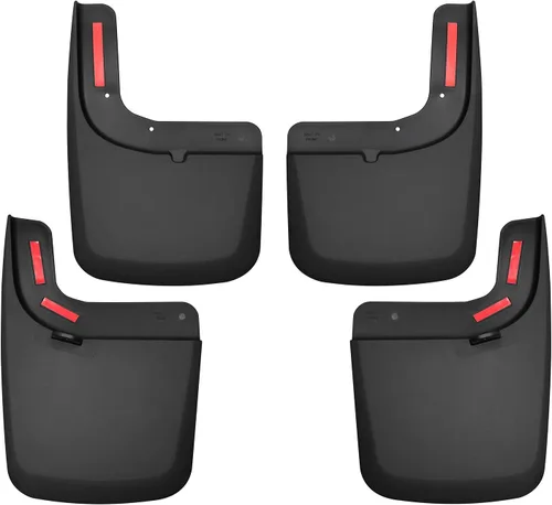 Miniatura 5 de Husky Liners - Protectores de lodo traseros Ford F-250/F-350 Super Duty 2017-2022 con ruedas traseras individuales y guardabarros OEM, juego