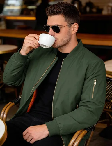 Miniatura 4 de MAGNIVIT - Chaqueta de aviador para hombre, informal, para otoño e invierno, chaqueta y abrigo militar