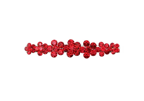 Miniatura 14 de Faship Preciosa pinza para el pelo de cocodrilo con diseño floral de cristal AB