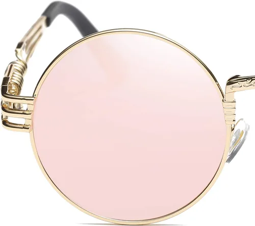 Miniatura 25 de Dollger Gafas de sol redondas Steampunk con marco de metal