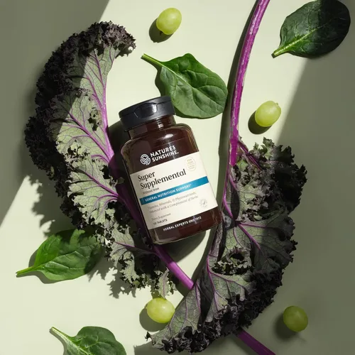 Miniatura 5 de Nature's Sunshine Súper suplementario sin hierro, 120 tabletas Multivitamínico para hombres y mujeres proporciona vitaminas, minerales