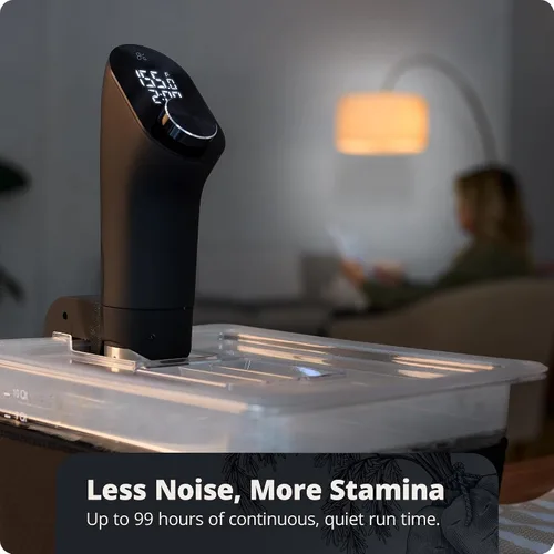 Miniatura 4 de Greater Goods - Máquina de Sous Vide de Cocina - Cocina de Precisión, Circulador de Inmersión, Motor Sin Escobillas, 1100 Watts (Negro Onyx)