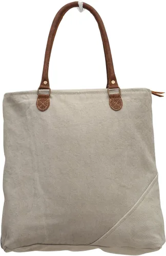 Miniatura 3 de Myra Bag Bolsa de lona reciclada de vida segmentada S-0705, Gris