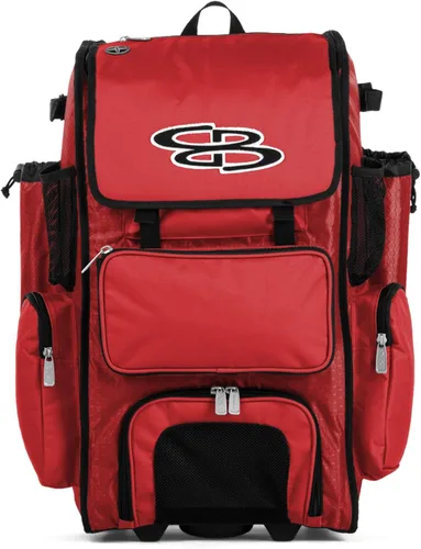 Miniatura 99 de Boombah Rolling Superpack - Bolsa para equipo de béisbol/sóftbol, varios colores, mango telescópico y capacidad para 4 murciélagos, versión