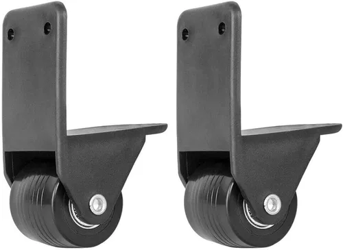 Miniatura 2 de 2 unids equipaje ruedas reemplazo universal maleta maleta bolsa fijo ruedas de plástico