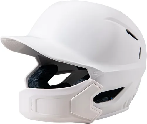 Miniatura 8 de Champro HXE - Casco de bateo de béisbol mate con protector de mandíbula