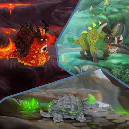 Miniatura 7 de Schleich Eldrador - Paquete de 3 piezas de criaturas pequeñas - Juguetes para niños mayores de 7 años 77764