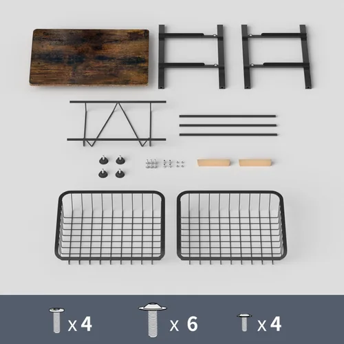 Miniatura 8 de Cesta de frutas y verduras para cocina, organizadores y almacenamiento de despensa de 3 niveles, organizador de aperitivos para encimera, carrito