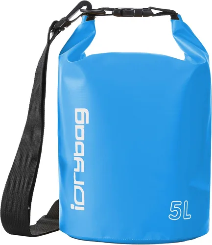 Miniatura 48 de IDRYBAG Bolsa seca para kayak impermeable 2L/5L/10L/15L/20L, pequeña bolsa impermeable para navegación