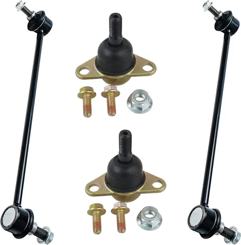 Miniatura 57 de Detroit Axle – Kit de suspensión delantera para Hyundai 2013-2018 Santa Fe 2 enlaces de barra de estabilizador 4 varillas de amarre interiores
