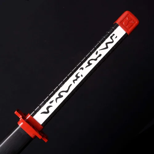 Miniatura 6 de Sword fort Espada Akame de acero al carbono, hecha a mano, Katana de metal real, accesorios de anime, accesorios de cosplay, espada samurái, rojo