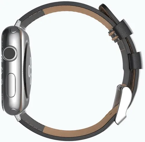 Miniatura 5 de Snakehive Correa de cuero genuino compatible con Apple Watch Compatible con Apple Watch de 1.496 in 1.575 in 1.614 in 1.654 in 1.732 in 1.772 in