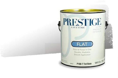 Miniatura 676 de Pintura Exterior + imprimación PRESTIGE, todo-en-uno, 1 galón, acabado mate, color comparable al Valspar* Royal Gray* VS151-Gris real