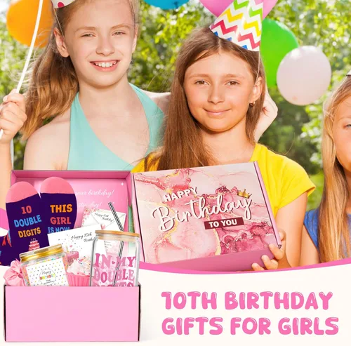 Miniatura 8 de Regalos de cumpleaños para niñas de 10 años, regalos de cumpleaños número 10 para niñas, mejor regalo popular para niñas de 10 años con taza "In My