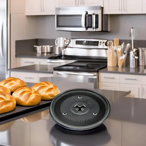Miniatura 7 de Placa giratoria de microondas de 10-1/2 pulgadas (10.630 in), bandeja de cocina para microondas compatible con Hamilton Beach 252100500497 HB-P90D23