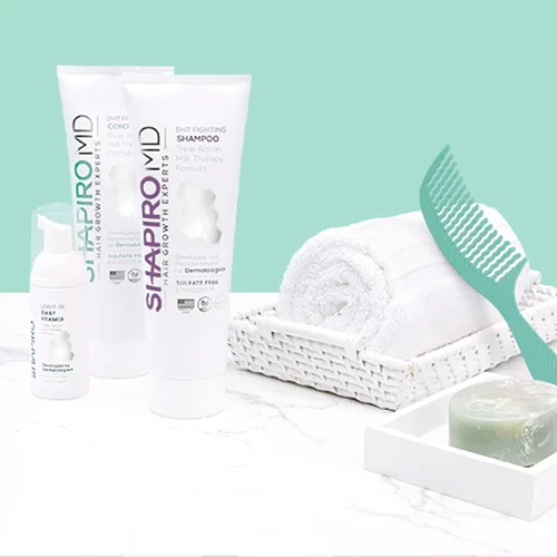 Miniatura 7 de Shapiro MD Hair Growth Experts Kit de cabello natural para cabello más grueso, más lleno y de aspecto más saludable, incluye champú, acondicionador