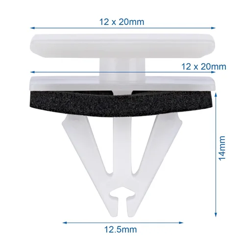 Miniatura 2 de Panel basculante y clip de moldeo de puerta para Ford W716352-S300 para Mustang Edge Escape F-150 Ranger, Lincoln Continental MKC MKX Nautilus