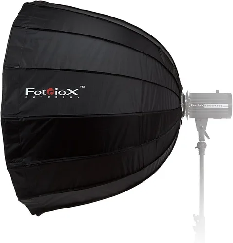 Miniatura 8 de Fotodiox EZ-Pro - Caja de luz parabólica profunda de 28 pulgadas (27.6 in) - Caja de luz plegable rápida con anillo de velocidad Profoto
