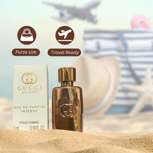 Miniatura 4 de Gucci Perfume Guilty para mujer Eau De Parfum Intense Mini Perfume Splash 0.16 Fl Oz