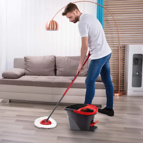 Miniatura 6 de Paquete de 3 repuestos para trapeador de cabeza de repuesto EasyWring Spin Mop Recambios