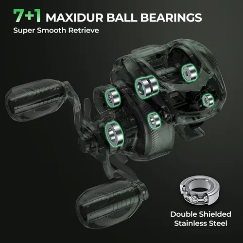 Miniatura 6 de KastKing Spartacus II Twin-Tip - Caña de pescar y carrete, combo de giro y lanzamiento, combo de cañas de pescar y carretes, blanks de grafito