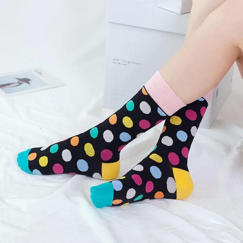 Miniatura 5 de Calcetines de vestir coloridos para hombre, calcetines divertidos y divertidos con estampados de estilo casual loco para hombre