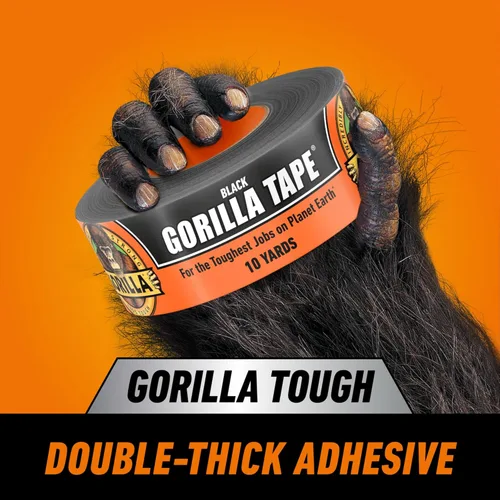 Miniatura 2 de GORILLA Cinta adhesiva, para conductos, de uso general, resistencia triple en capas, para interior y exterior, cubierta resistente al clima, 1.88